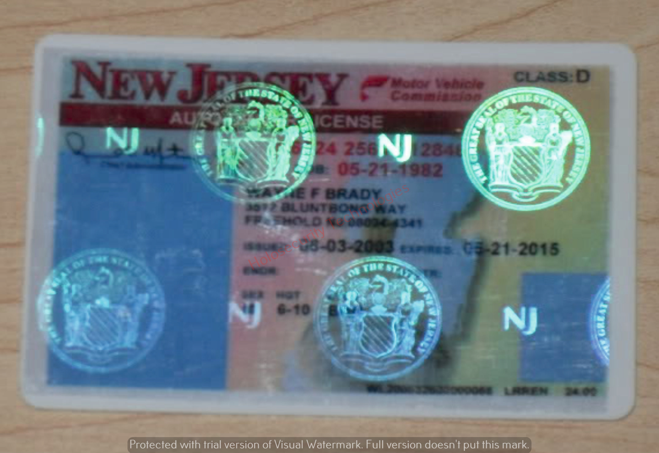 Holographic ID Cards